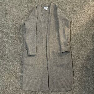 Cozy long cardigan sweater.
